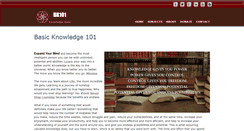 Desktop Screenshot of basicknowledge101.com